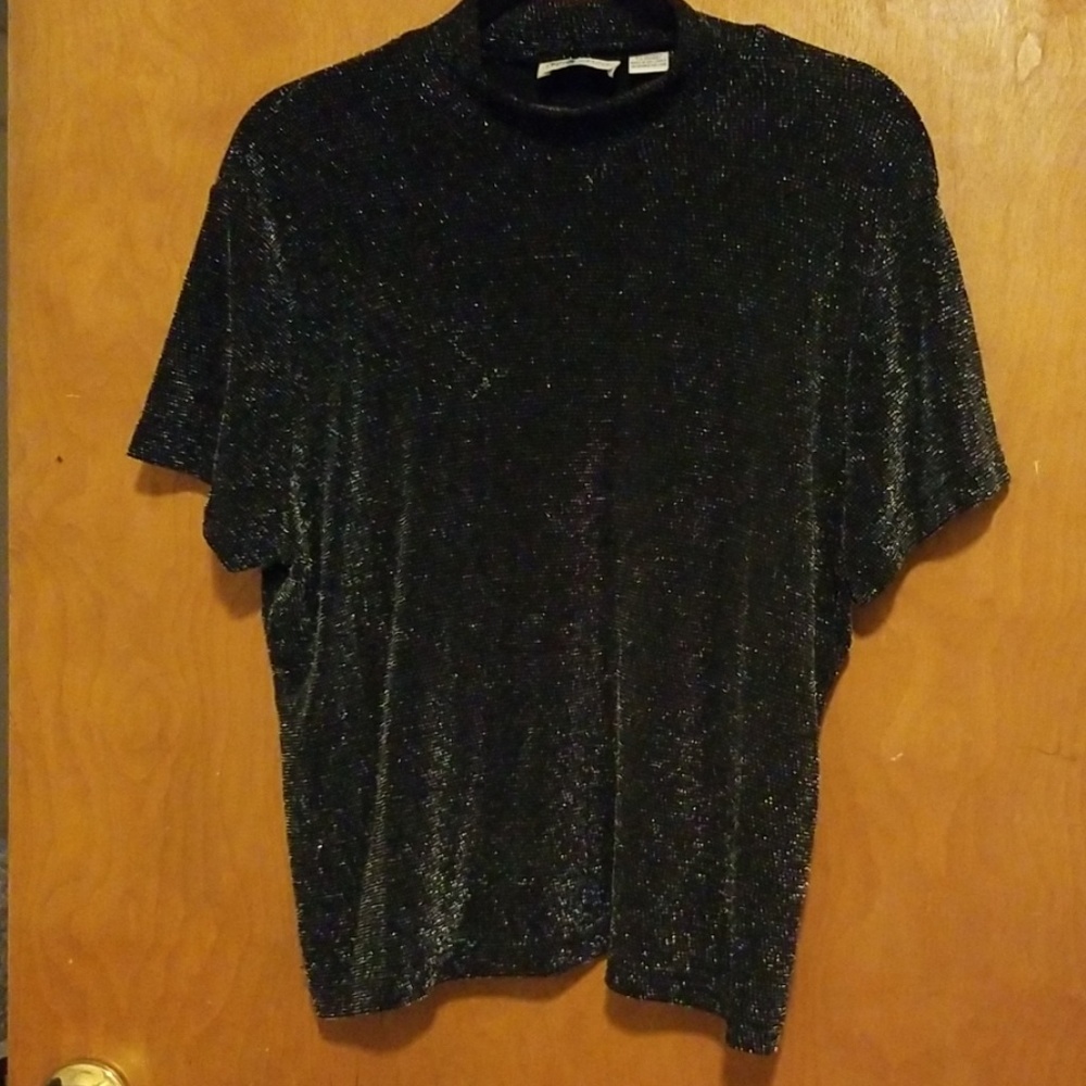Sparky Short Sleve Mock Turtleneck XL